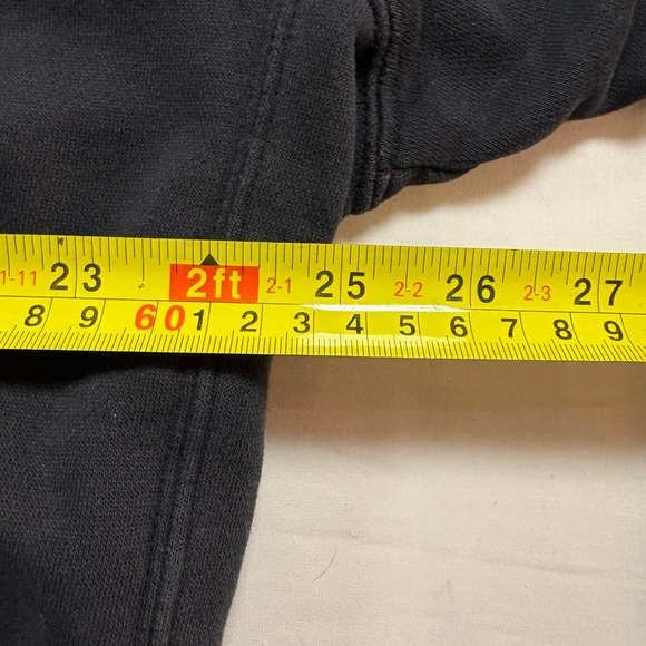 Player UsedNike Atlanta Falcons NFL Black Hoodie Sweatshirt Mens L TJ Yates - Picture 6 of 7